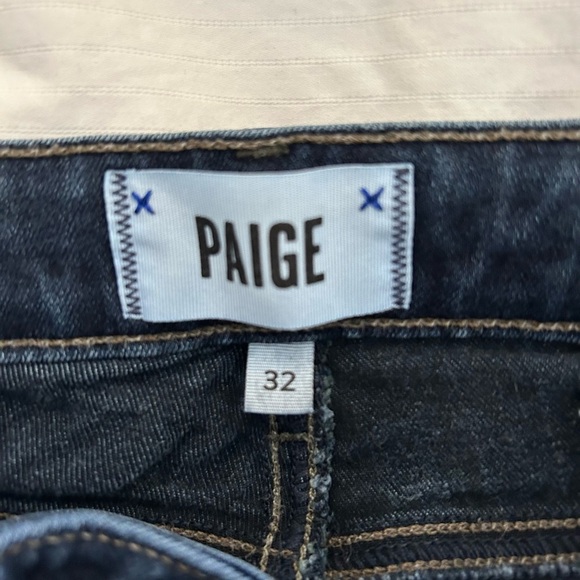 PAIGE/ Hoxton Ultra Skinny in Legenary Fit Ankle Jean/ BLUE / size 32/ - Picture 4 of 10